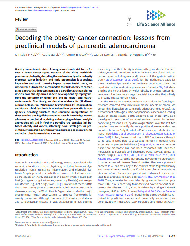 Decoding the obesity-cancer connection